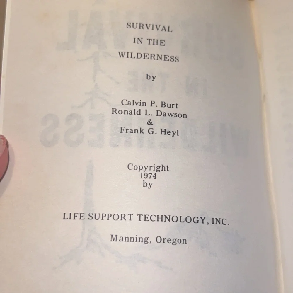 Wilderness Pocket n pak books for wilderness information - Picture 3 of 6